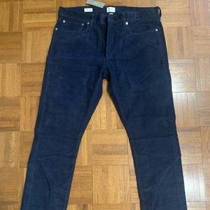 J Crew Navy Blue Corduroys